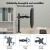 LogiLink Uchwyt do monitora 17 - 32', max 10kg., stalowy