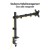 LogiLink Uchwyt do monitora 17 - 32', max 10kg., stalowy