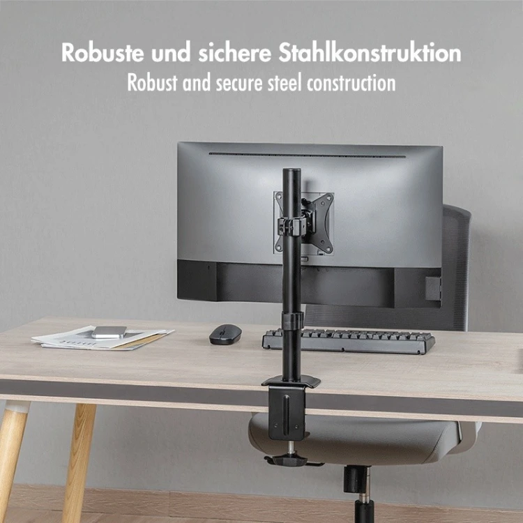 LogiLink Uchwyt na monitor 17-32 ', 9kg max, czarny