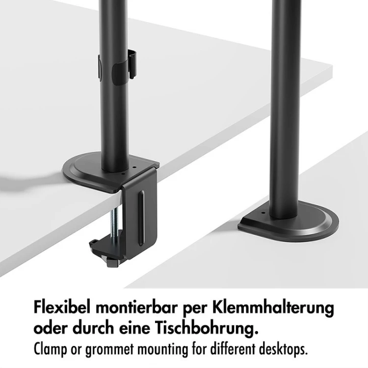 LogiLink Uchwyt na monitor 17-32 ', 9kg max, czarny