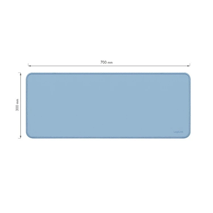 LogiLink Podkładka na klawiaturę i mysz, XXL, niebieska