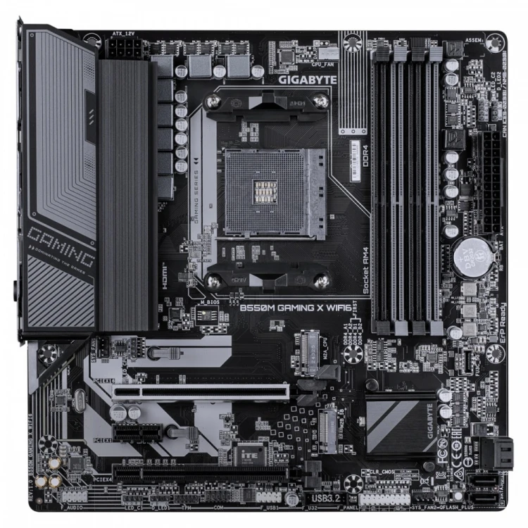 Gigabyte Płyta główna B550M GAMING X WIFI6 4DDR4 HDMI/DP mATX