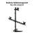 LogiLink Uchwyt na 3 monitory, 17-32 cale, max 10kg na ramie