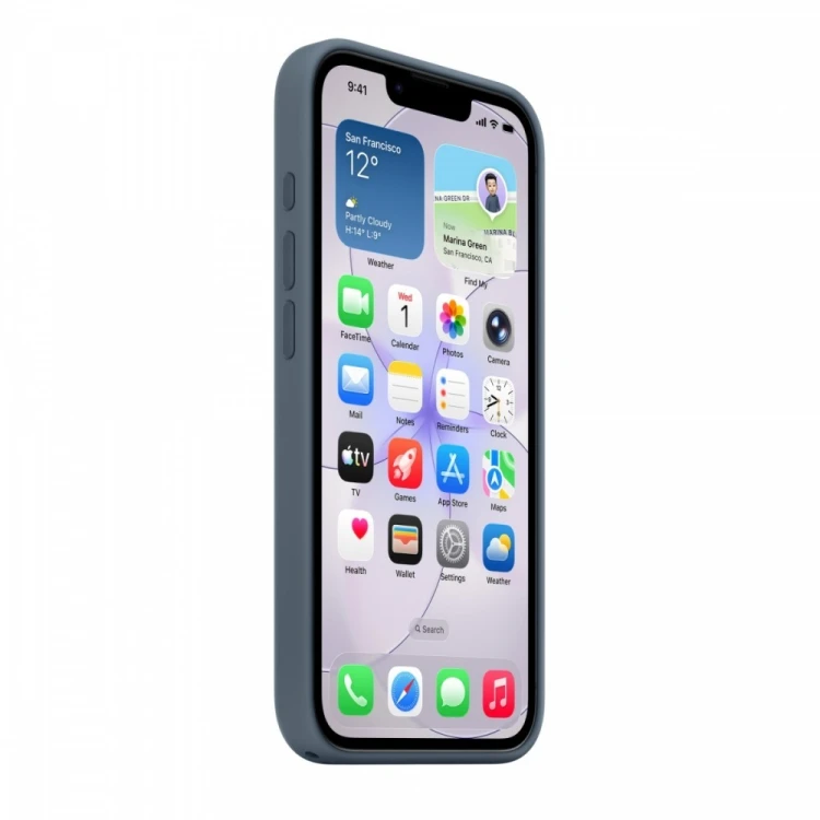 Apple Etui silikonowe z MagSafe do iPhonea 17e - marynarski granat