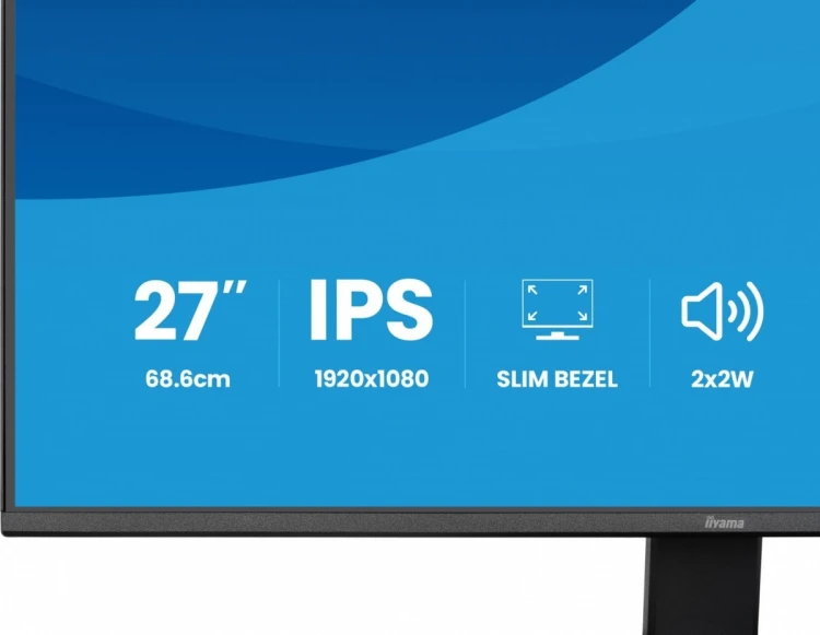 IIYAMA Monitor 27 cali X2791HS-B1 IPS, HDMI, DP, 120Hz,1500:1