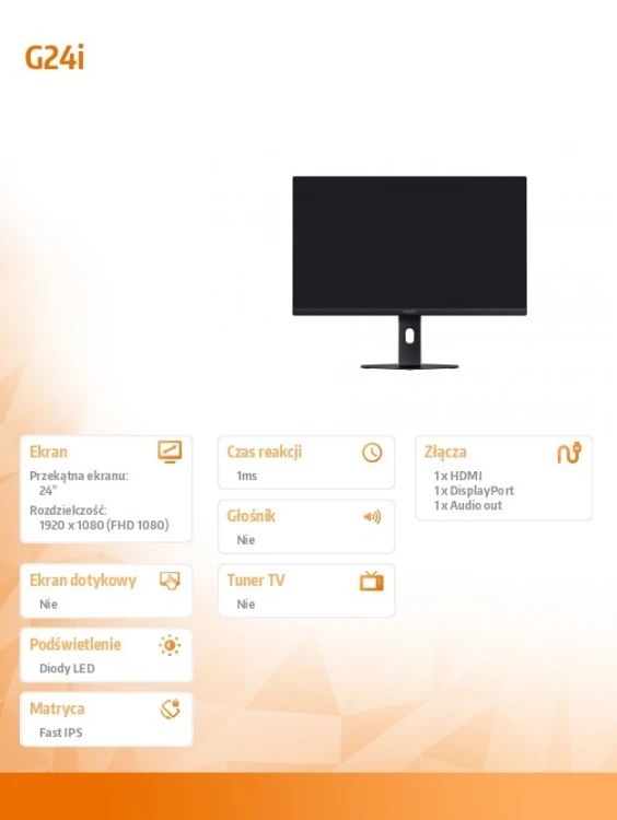 XIAOMI Monitor gamingowy G24i 2026 OM4FE-EU