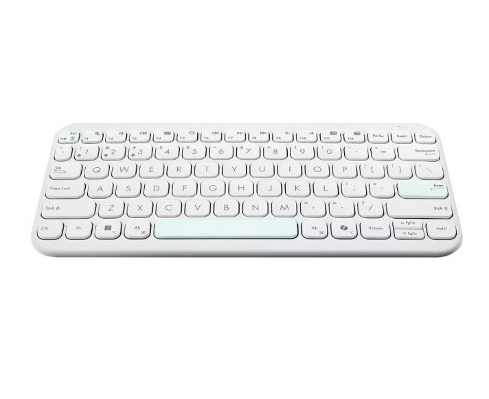 Asus Klawiatura Marshmallow KW100 BT5.0LE/Iridescent White