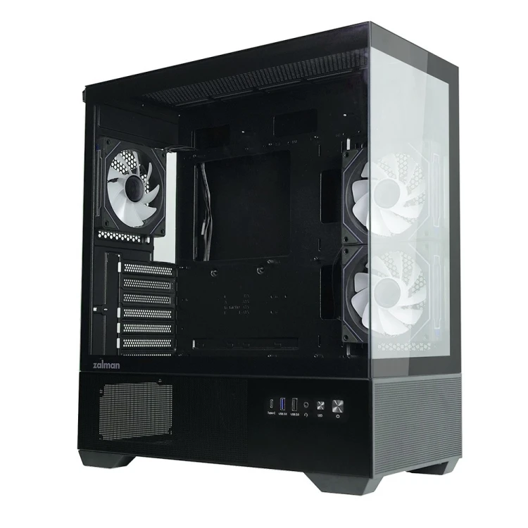 Zalman Obudowa CHRONIX V2 Mid Tower ARGB fan x3 czarna
