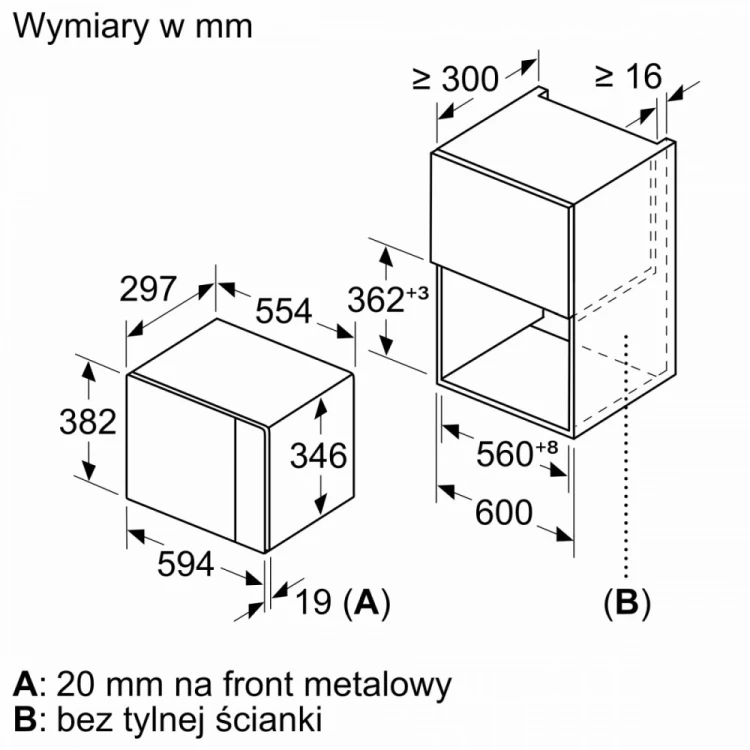 Bosch Kuchnia mikrofalowa BFL520MB0