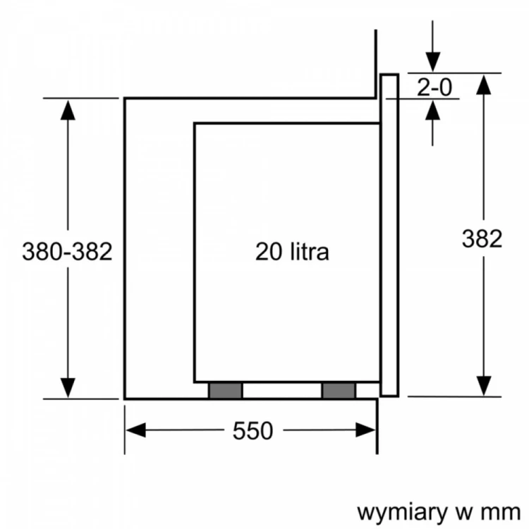 Bosch Kuchnia mikrofalowa BFL520MB0