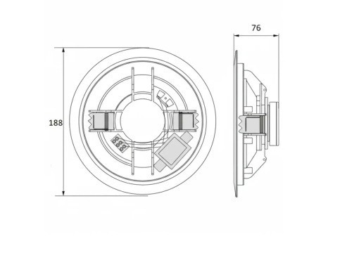 Avtek Głośnik sufitowy CS 606