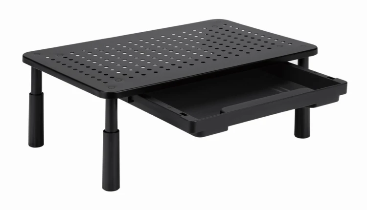 Gembird Podstawka regulowana pod monitor z szufladą