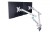 Digitus Ramię biurkowe podwójne z zaciskiem i sprężyną mechaniczną 2x LCD max. 35" obciążenie 2x10kg, VESA: 75x75, 100x100, białe