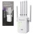 Qoltec Wzmacniacz syganłu WiFi 6 | Repeater | Access Point | AX1200 Mb/s| 6 anten | 2xRJ45 | 128MB