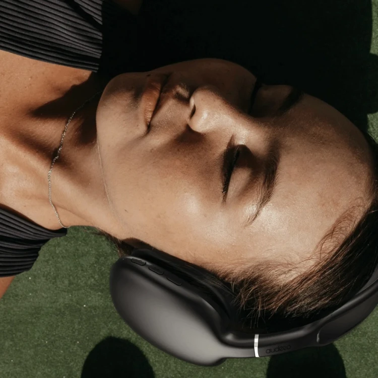 Audeeo Słuchawki nauszne Aurora czarne