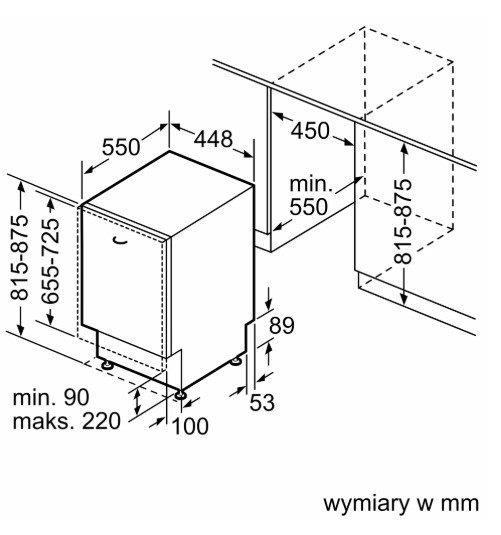 Bosch Zmywarka SPV4HKX12E Serie 4 Home Connect