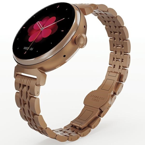 HiFuture Smartwatch Aura Amoled damski różowo-złoty