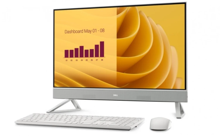 Dell Komputer Dell 27 All-in-One EC27250 Win11Pro i5-1334U/16GB/512GB/27.0 FHD/Intel UHD/Cam/WLAN + BT/3Y ProSupport