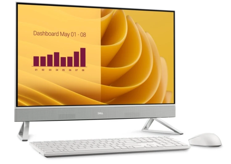 Dell Komputer Dell 27 All-in-One EC27250 Win11Pro Core 7-150U/16GB/512GB/27.0 FHD/Intel Graphics/Cam/WLAN+BT/3Y ProSupport