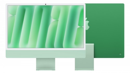 Apple iMac 24 cale: M4 10/10, 32GB, 2TB SSD - Zielony