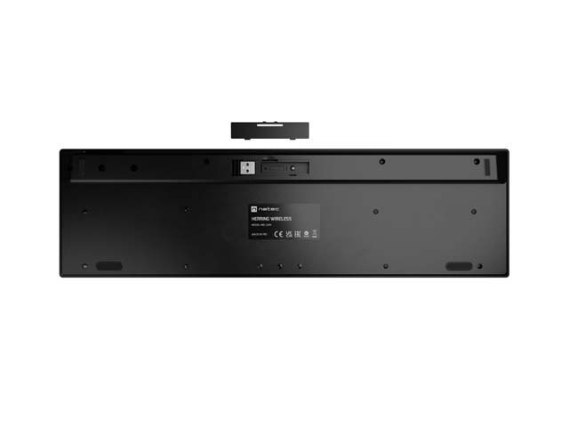 Natec Klawiatura Herring bezprzewodowa US 2.4GHZ slim