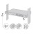TP-LINK Zestaw montażowy Omada Rack, Screws 22×43.9×42 mm RackMount Kit-19