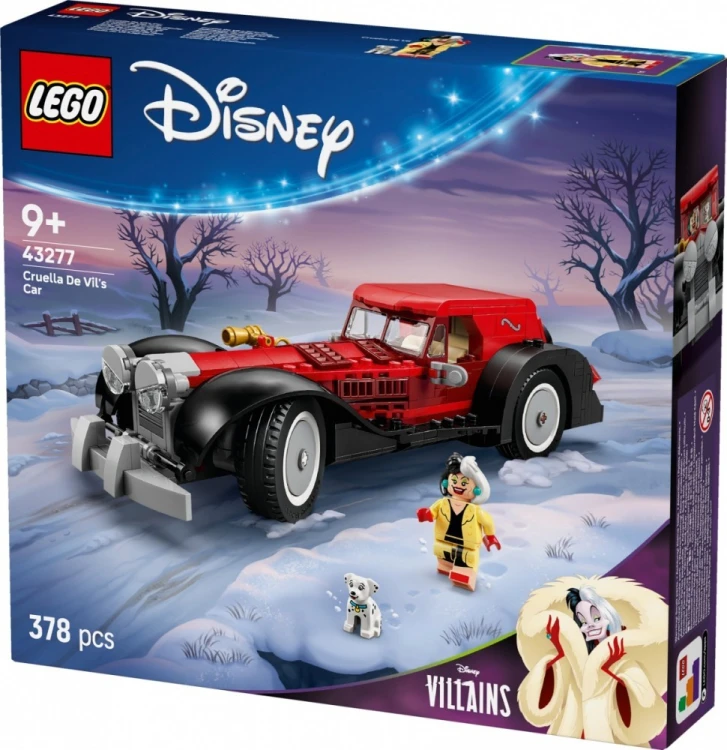 LEGO Klocki Disney 43277 Samochód Cruelli De Mon