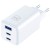 3MK Ładowarka sieciowa Hyper GaN 65W 1xUSB-A 2xUSB-C PD QC4+ biała