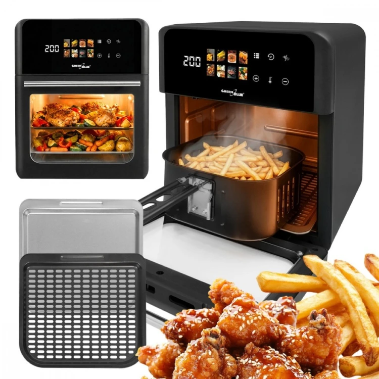 GreenBlue Frytkownica beztłuszczowa Air Fryer GB950 1800 W, 10L