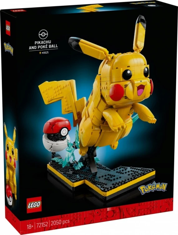 LEGO Klocki Pokemon 72152 Pikachu i Pokeball