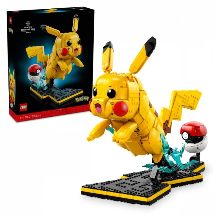 LEGO Klocki Pokemon 72152 Pikachu i Pokeball