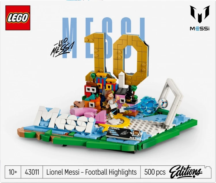 LEGO Klocki Editions 43011 Lionel Messi - piłkarskie momenty