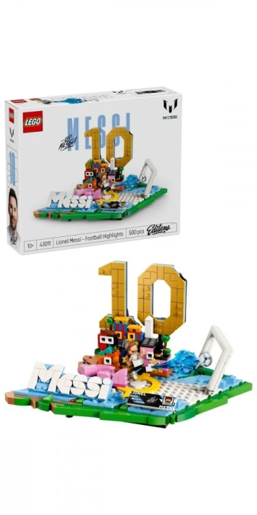 LEGO Klocki Editions 43011 Lionel Messi - piłkarskie momenty