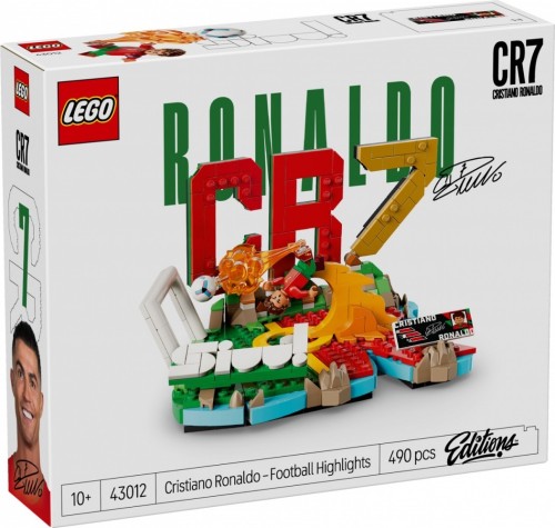 LEGO Klocki Editions 43012 Cristiano Ronaldo - piłkarskie momenty