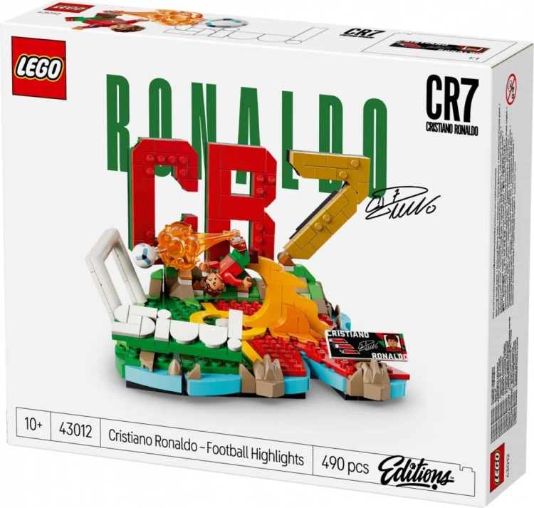 LEGO Klocki Editions 43012 Cristiano Ronaldo - piłkarskie momenty