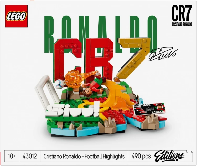 LEGO Klocki Editions 43012 Cristiano Ronaldo - piłkarskie momenty