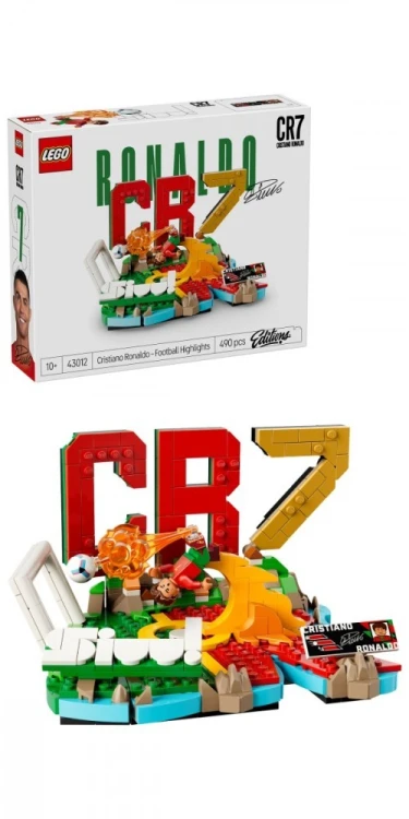 LEGO Klocki Editions 43012 Cristiano Ronaldo - piłkarskie momenty