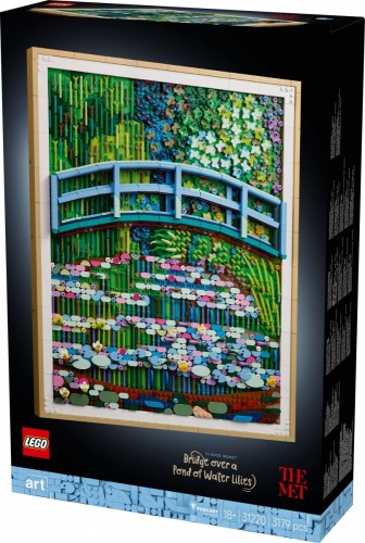 LEGO Klocki ART 31220 Claude Monet - Most nad stawem z liliami wodnymi