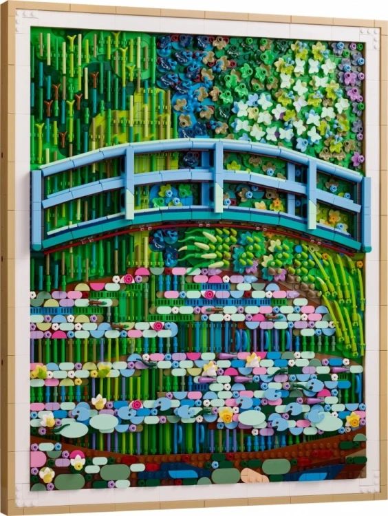 LEGO Klocki ART 31220 Claude Monet - Most nad stawem z liliami wodnymi