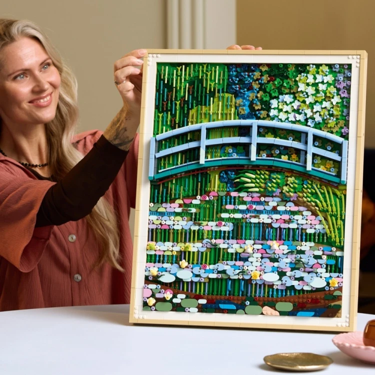 LEGO Klocki ART 31220 Claude Monet - Most nad stawem z liliami wodnymi