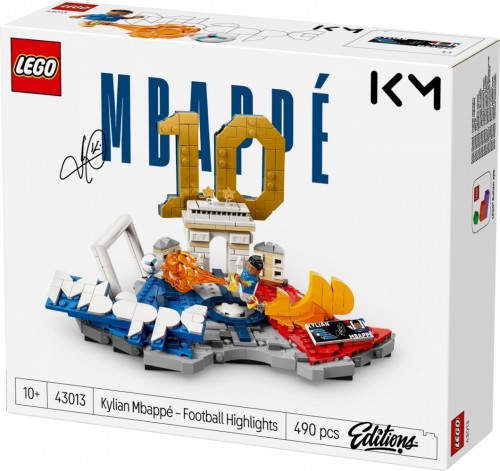 LEGO Klocki Editions 43013 Kylian Mbappé - piłkarskie momenty