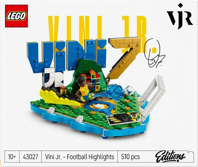 LEGO Klocki Editions 43027 Vini Jr. - piłkarskie momenty