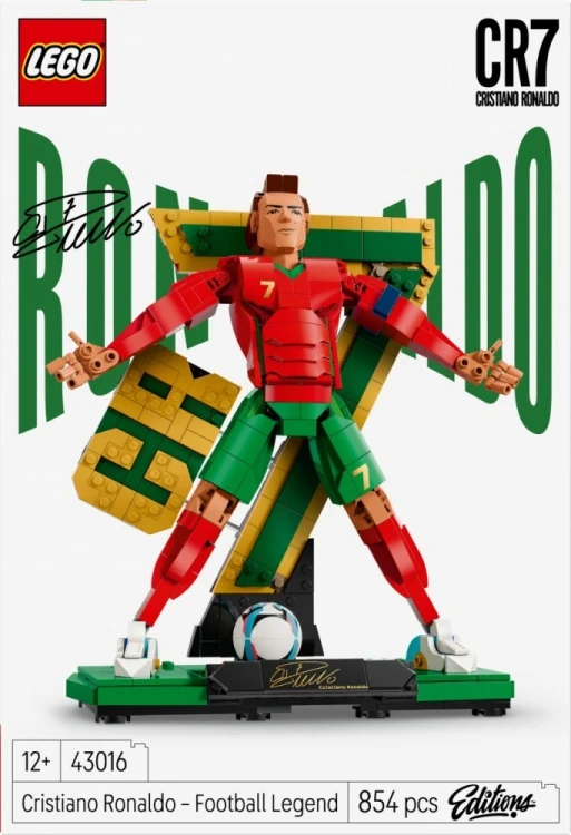 LEGO Klocki Editions 43016 Cristiano Ronaldo - piłkarska legenda
