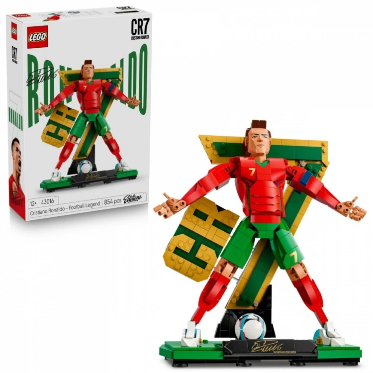 LEGO Klocki Editions 43016 Cristiano Ronaldo - piłkarska legenda
