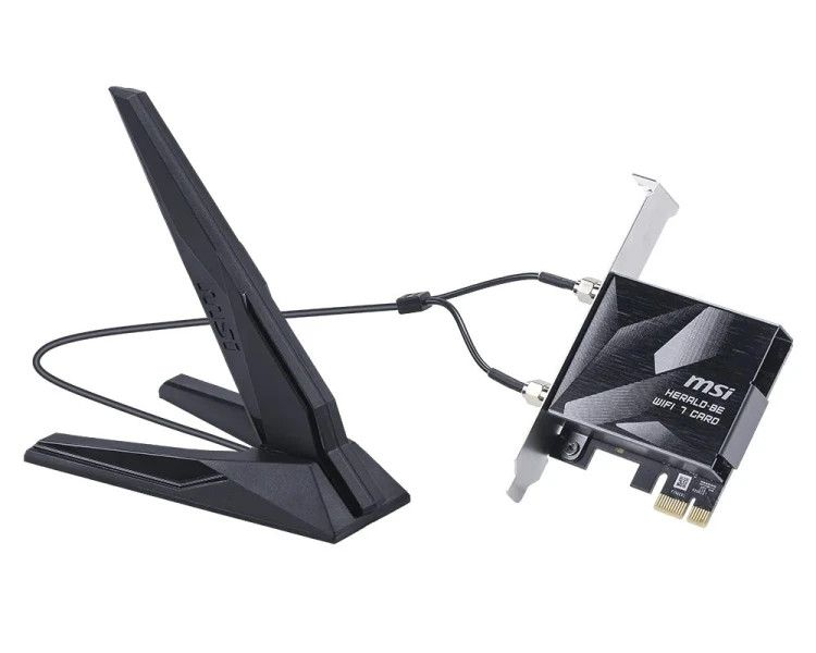 MSI Karta sieciowa Herald BE9400 WiFi 7 PCIe