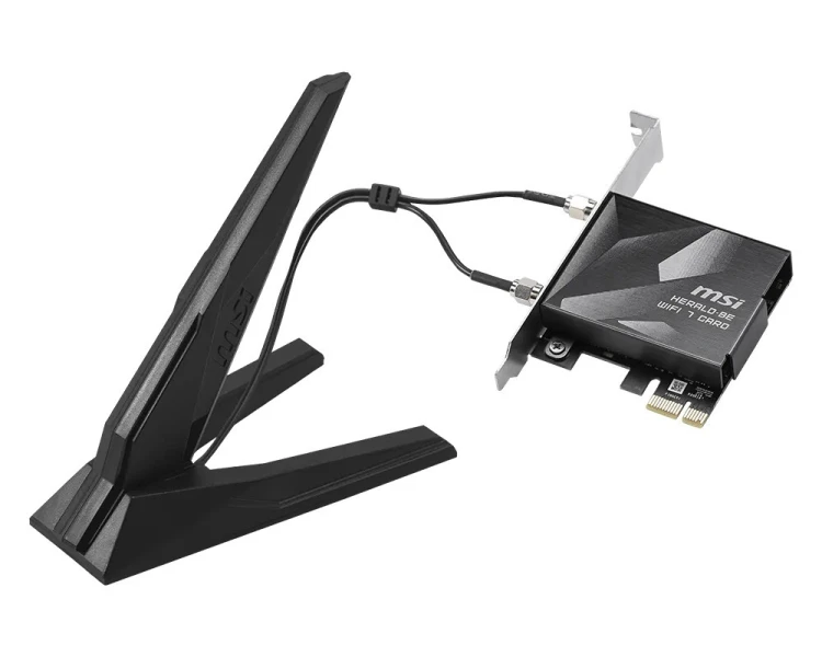 MSI Karta sieciowa Herald BE9400 WiFi 7 PCIe