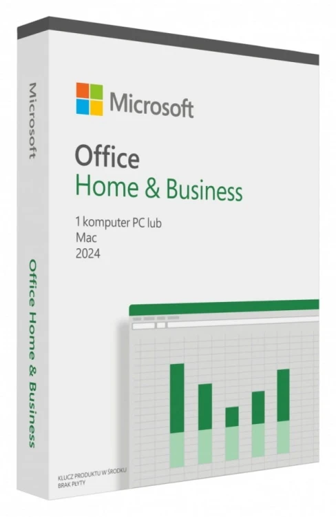 Microsoft Office Home &amp; Business 2024 PL Win/Mac EP2-06675, Zastępuje P/N: T5D-03539