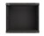 Lanberg Szafa instalacyjna rack wisząca 19" 540x350 czarna drzwi przeszklone ( flat pack)