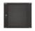Lanberg Szafa instalacyjna rack wisząca 19" 540x350 czarna drzwi przeszklone ( flat pack)