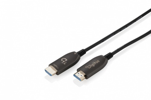 Digitus Kabel połączeniowy hybrydowy HDMI AOC | HDMI-A męski-męski | HDMI 2.1 | UHD-2 8K@60Hz | 48Gbps |HDR, eARC, HDCP 2.2, CEC | 80m